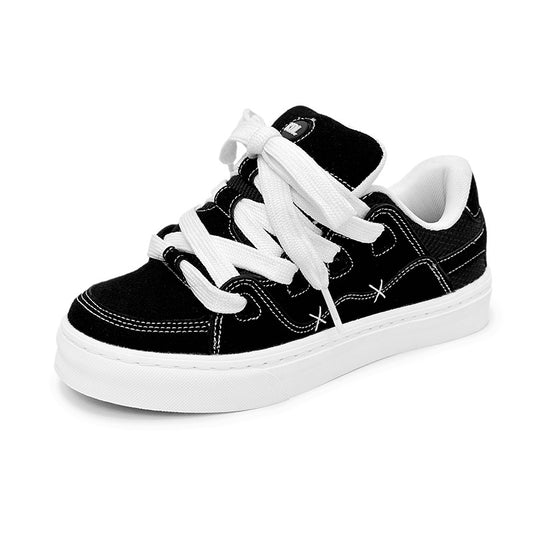 Summer sports sneakers for men, black casual canvas shoes, Japanese retro, versatile DSX-264