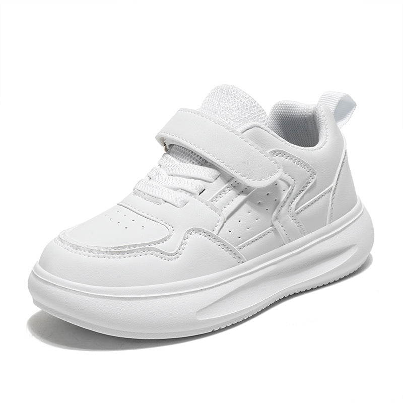 2024 Spring and Summer Children's White Shoes Boys Girls White Shoes DSX-111