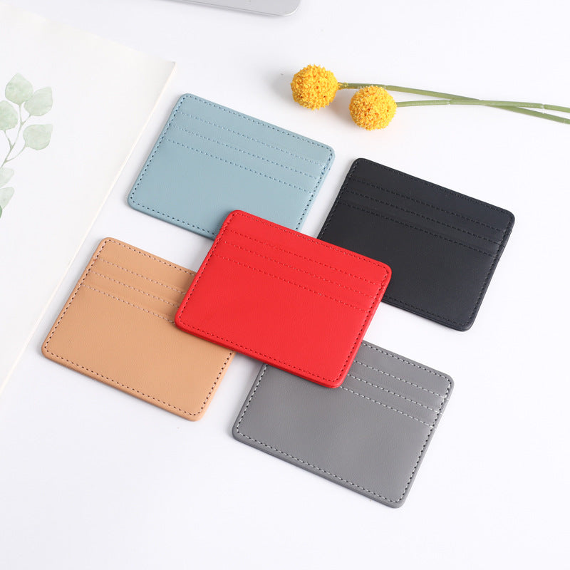 Large capacity card slot small card bag multiple card slots women's small exquisite leather pu card bag HNB-45