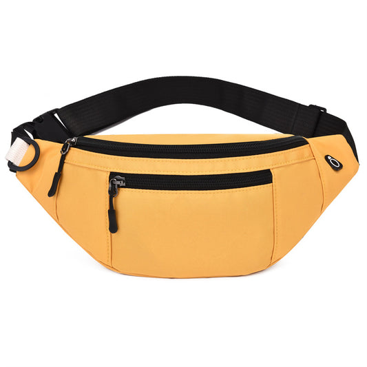 New style men's and women's waist bag fashionable and simple shoulder messenger bag QRJ-86