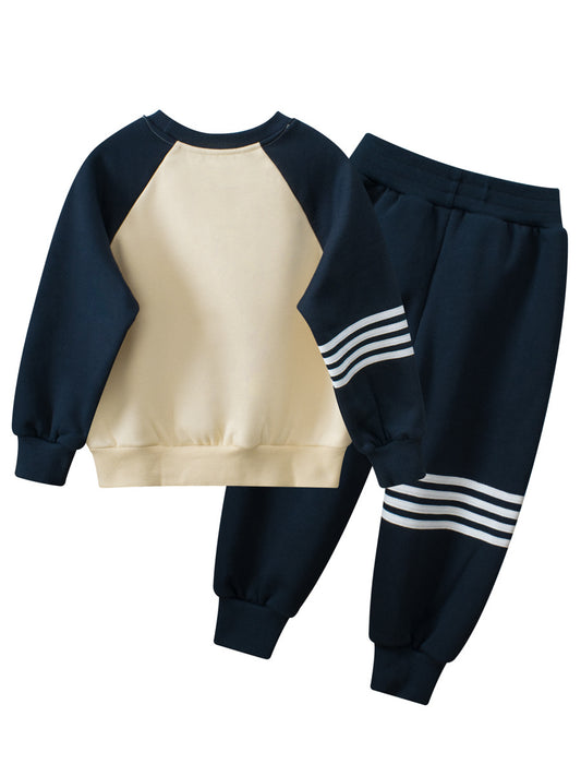 Children's clothing autumn and winter new children's suits boys' clothes two-piece set PDD-266