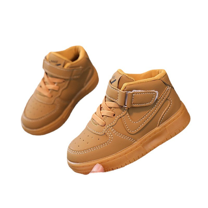 Children's high-top basketball shoes 2024 spring and autumn new boys' casual sneakers DSX-146