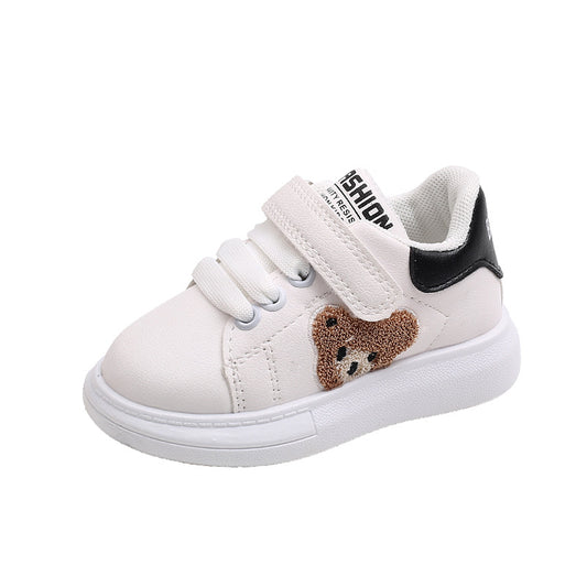 2024 Children's Shoes Autumn New Children's Sports Shoes Girls' White Shoes Boys' Casual Shoes DSX-226