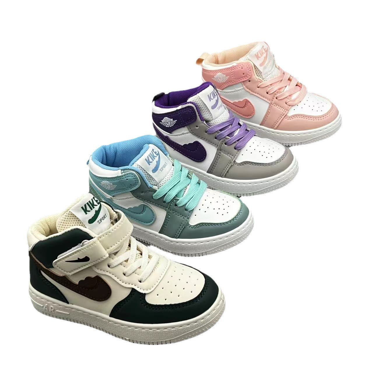 Children's shoes high top skateboard shoes autumn children's primary school students sports shoes DSX-201